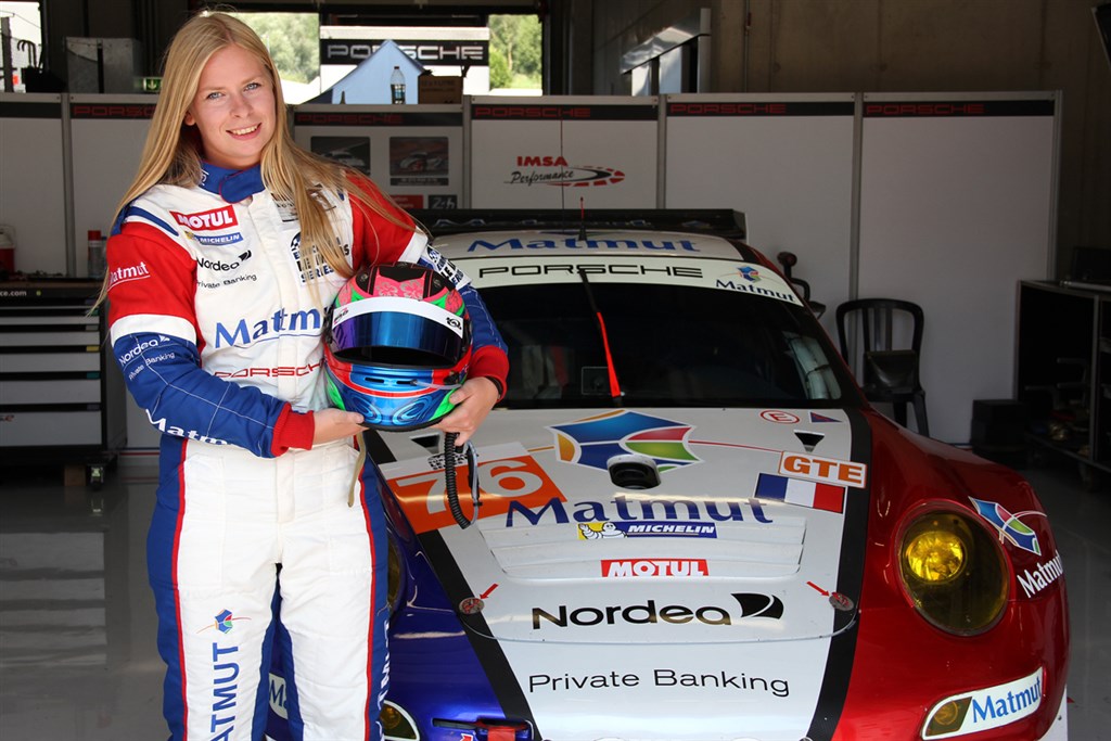 Christina Nielsen stiller til start i fjerde afdeling af ELMS på Paul Ricard
(Foto: Jan Kaiser)